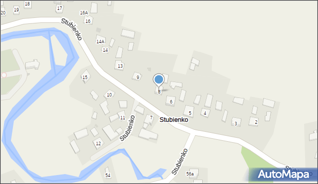 Stubienko, Stubienko, 8, mapa Stubienko