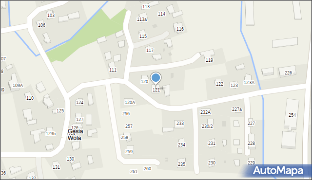 Stubno, Stubno, 121, mapa Stubno