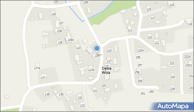 Stubno, Stubno, 125a, mapa Stubno