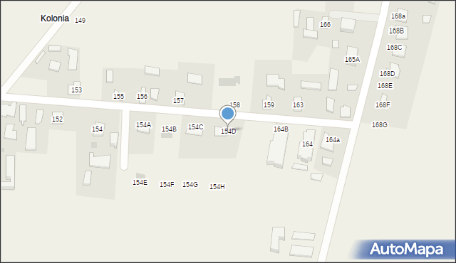 Stubno, Stubno, 154D, mapa Stubno