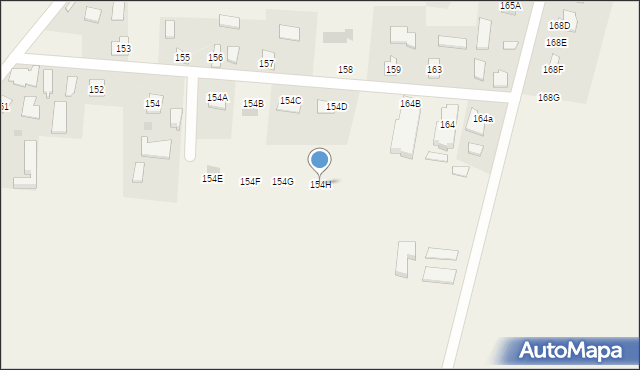 Stubno, Stubno, 154H, mapa Stubno