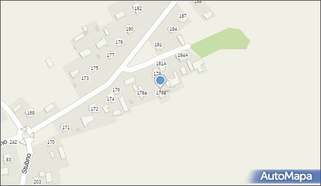 Stubno, Stubno, 179a, mapa Stubno