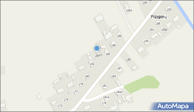Stubno, Stubno, 183, mapa Stubno