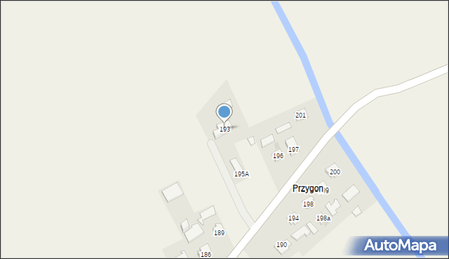 Stubno, Stubno, 195, mapa Stubno