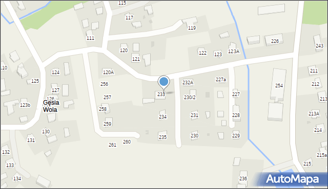 Stubno, Stubno, 233/1, mapa Stubno