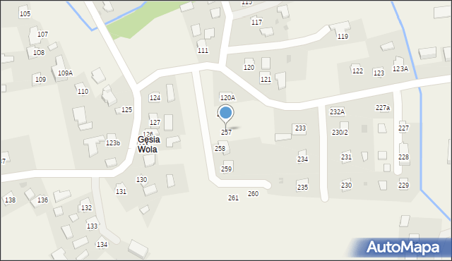 Stubno, Stubno, 257, mapa Stubno