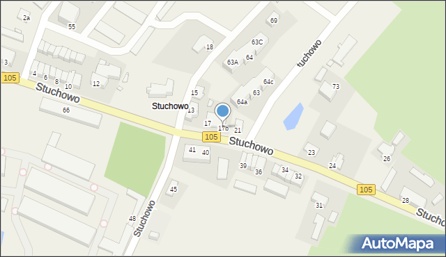 Stuchowo, Stuchowo, 17b, mapa Stuchowo