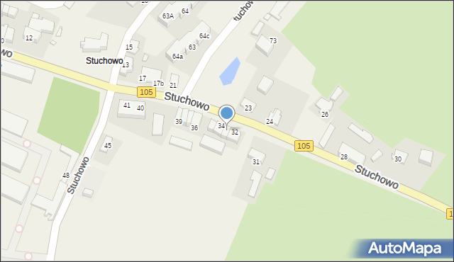 Stuchowo, Stuchowo, 33, mapa Stuchowo