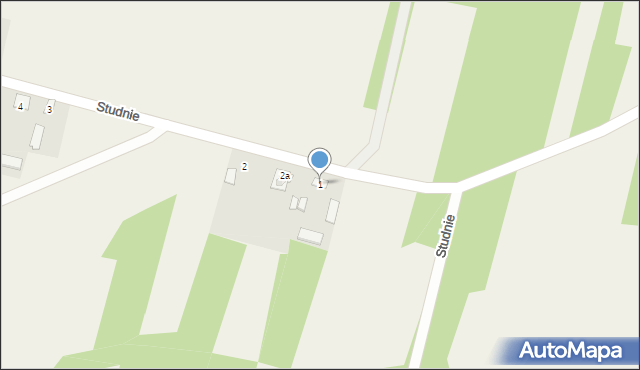 Studnie, Studnie, 1, mapa Studnie