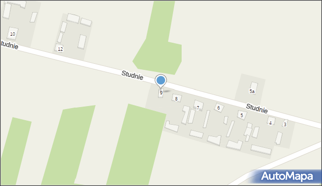 Studnie, Studnie, 9, mapa Studnie