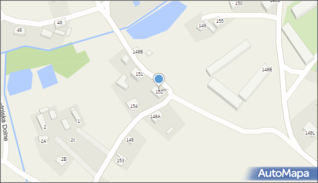 Studniska Dolne, Studniska Dolne, 152, mapa Studniska Dolne