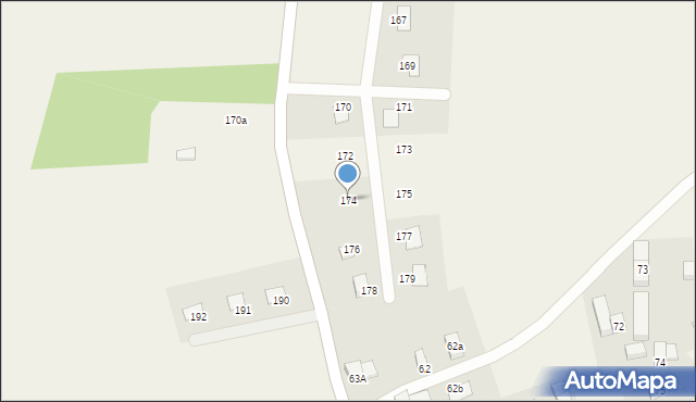 Studniska Dolne, Studniska Dolne, 174, mapa Studniska Dolne