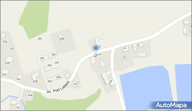 Studniska Dolne, Studniska Dolne, 19, mapa Studniska Dolne