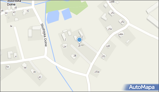 Studniska Dolne, Studniska Dolne, 2c, mapa Studniska Dolne