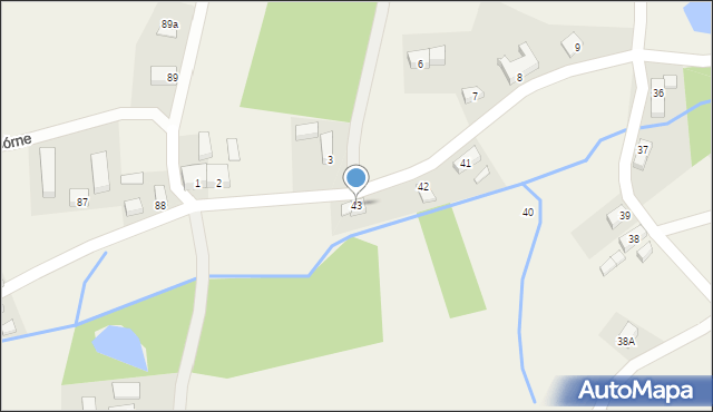 Studniska Górne, Studniska Górne, 43, mapa Studniska Górne
