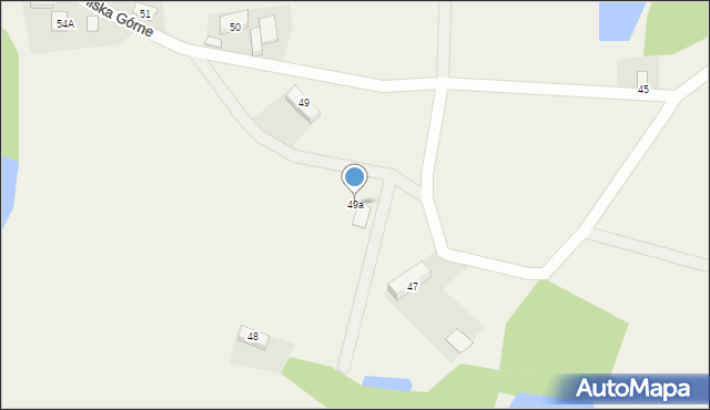 Studniska Górne, Studniska Górne, 49a, mapa Studniska Górne