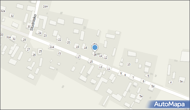 Studnisko, Studnisko, 16, mapa Studnisko