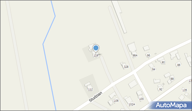 Studzian, Studzian, 114, mapa Studzian