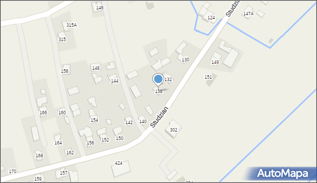 Studzian, Studzian, 138, mapa Studzian