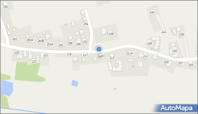 Studzian, Studzian, 215, mapa Studzian