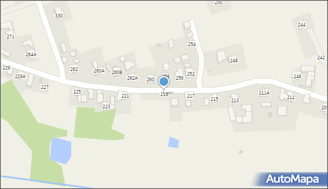 Studzian, Studzian, 219, mapa Studzian