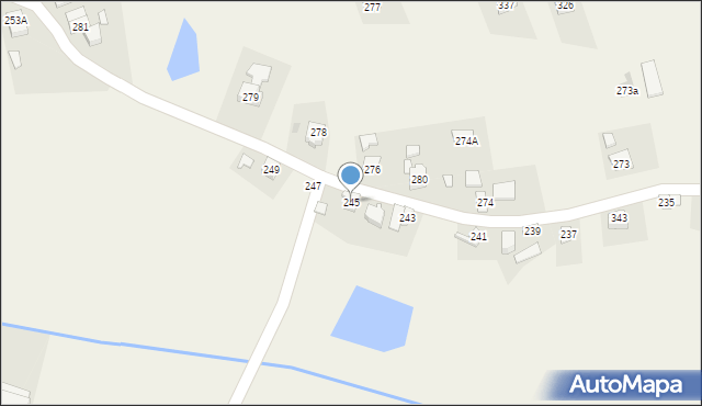 Studzian, Studzian, 245, mapa Studzian