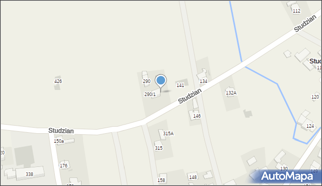 Studzian, Studzian, 290/2, mapa Studzian