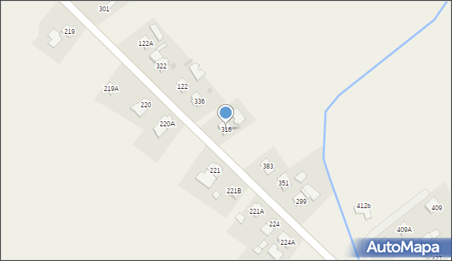 Studzian, Studzian, 316, mapa Studzian