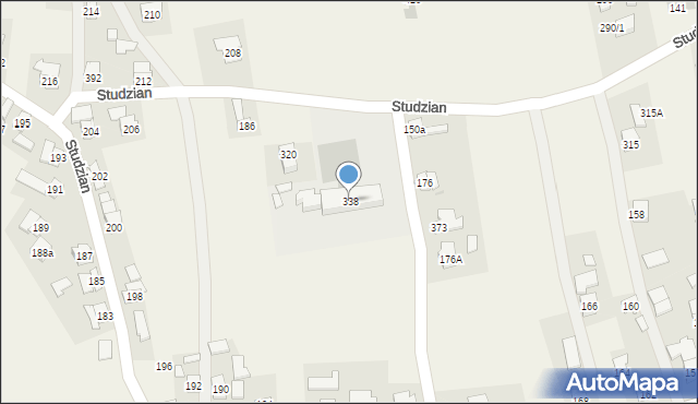 Studzian, Studzian, 338, mapa Studzian