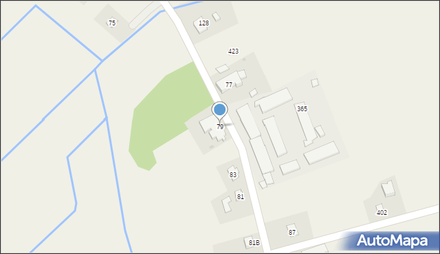 Studzian, Studzian, 79, mapa Studzian