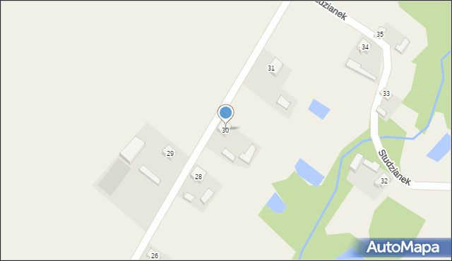 Studzianek, Studzianek, 30, mapa Studzianek