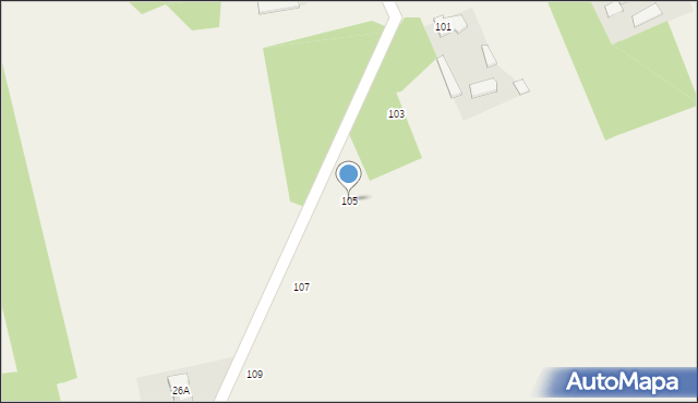 Studzianki, Studzianki, 105, mapa Studzianki