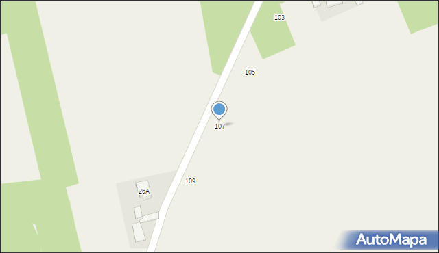 Studzianki, Studzianki, 107, mapa Studzianki