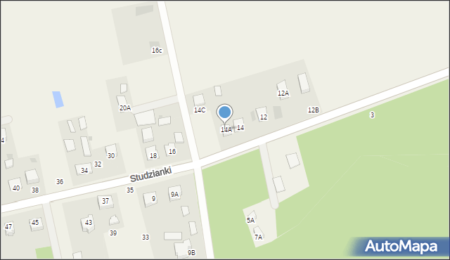 Studzianki, Studzianki, 14A, mapa Studzianki