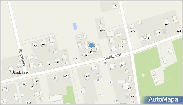 Studzianki, Studzianki, 32, mapa Studzianki