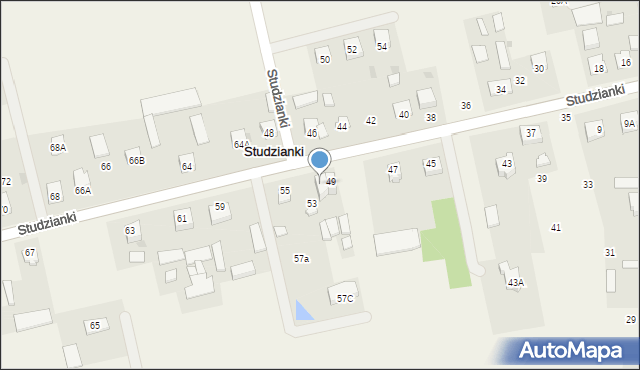 Studzianki, Studzianki, 51, mapa Studzianki