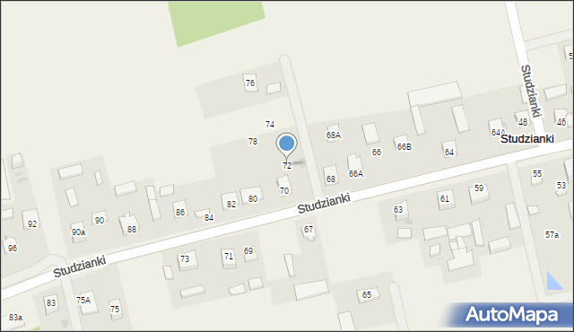 Studzianki, Studzianki, 72, mapa Studzianki