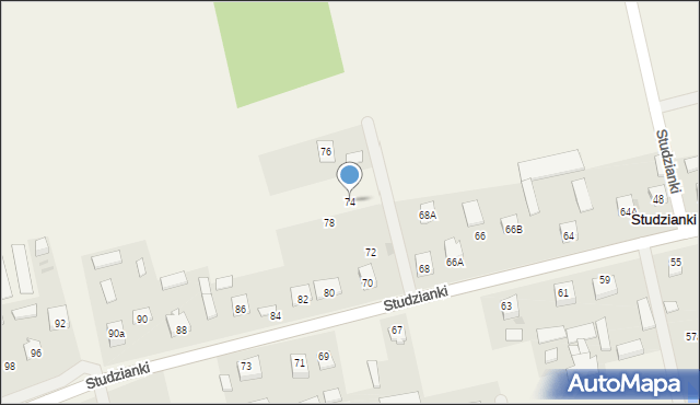 Studzianki, Studzianki, 74, mapa Studzianki