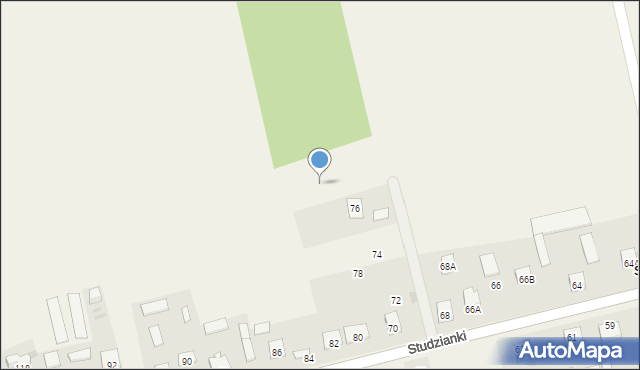 Studzianki, Studzianki, 78a, mapa Studzianki