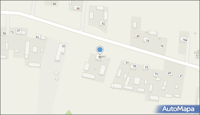 Studzianki, Studzianki, 59, mapa Studzianki