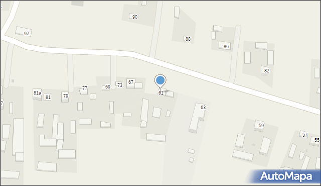 Studzianki, Studzianki, 61, mapa Studzianki