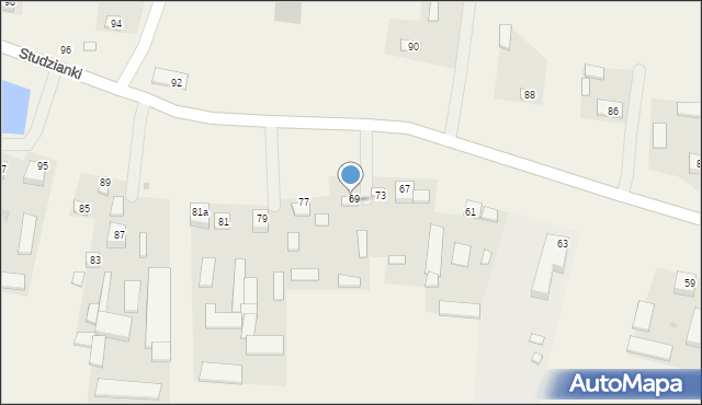 Studzianki, Studzianki, 75, mapa Studzianki