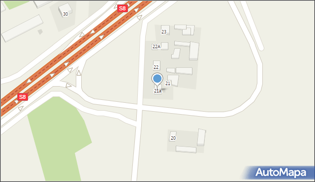 Studzianki, Studzianki, 21a, mapa Studzianki