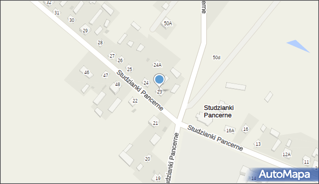 Studzianki Pancerne, Studzianki Pancerne, 23, mapa Studzianki Pancerne