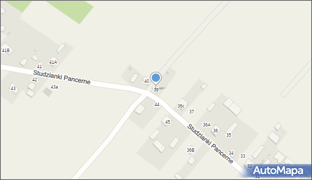 Studzianki Pancerne, Studzianki Pancerne, 39, mapa Studzianki Pancerne