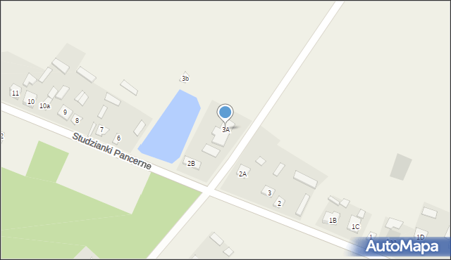 Studzianki Pancerne, Studzianki Pancerne, 3A, mapa Studzianki Pancerne