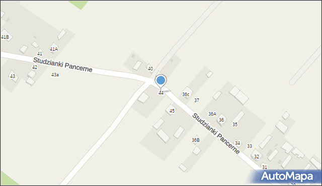 Studzianki Pancerne, Studzianki Pancerne, 44, mapa Studzianki Pancerne