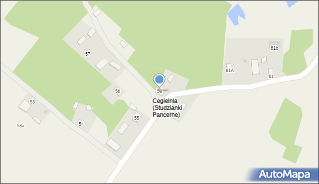 Studzianki Pancerne, Studzianki Pancerne, 59, mapa Studzianki Pancerne