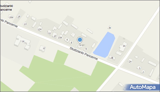 Studzianki Pancerne, Studzianki Pancerne, 7, mapa Studzianki Pancerne