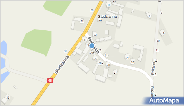 Studzianna, Studzianna, 29a, mapa Studzianna